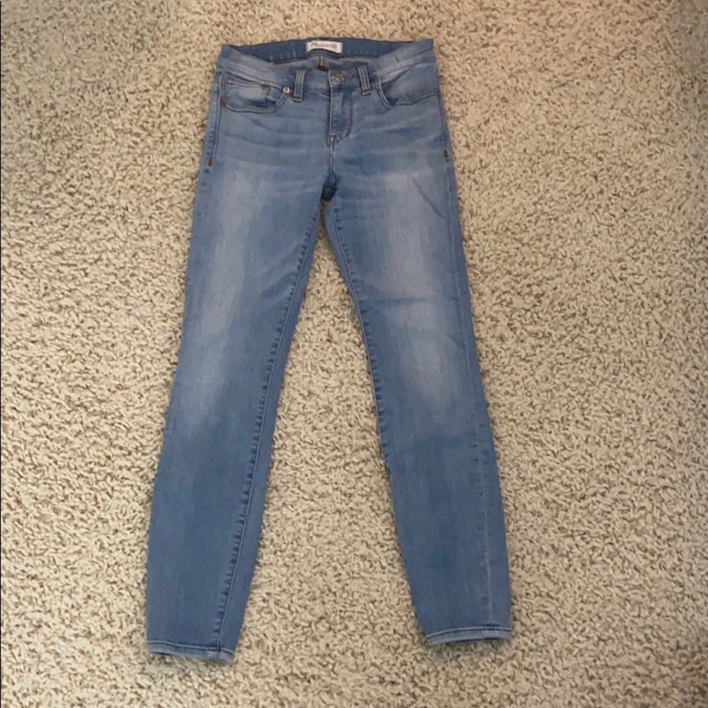 Madewell skinny skinny light wash jeans